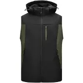 FHB Softshell Weste Justus 79110 Gr. XL oliv/schwarz