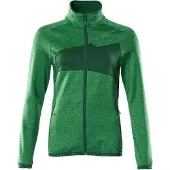 Mascot Damen Fleecepullover mit Reißverschluss ACCELERATE Grasgrün / Grün 5XL - 18153-316-33303-5XL - Grasgrün / Grün