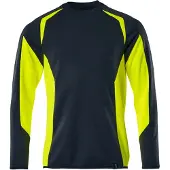 Mascot Herren Sweatshirt ACCELERATE SAFE Schwarzblau / Hi-vis Gelb XL - 22084-781-01017-XL - Schwarzblau / Hi-vis Gelb