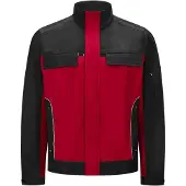 FHB Arbeitsjacke Ernst Gr. M rot/schwarz