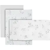 cambrass Merlo 60x120x1 Cm Spannbettlaken Für Kinderbett 3 Einheiten