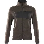Mascot Damen Strickpullover mit Reißverschluss ACCELERATE Dunkelanthrazit / Schwarz 5XL - 18155-951-1809-5XL - Dunkelanthrazit / Schwarz