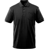 Mascot Herren Orgon Polo-Shirt mit Brusttasche CROSSOVER Schwarz S - 51586-968-09-S - Schwarz