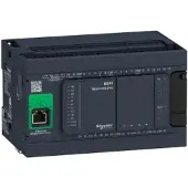 Schneider Electric TM241CE24R SPS-Steuerung, Modicon M241, 24 E/A, Ethernet, 2x Modbus, 100 bis 240 VAC, Relaisausgänge, Schraubklemmen