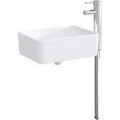 Syfax Waschbecken mit Wasserhahn und Abfluss Chrom