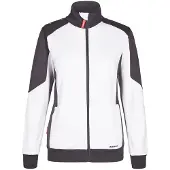 F-engel Damen Sweatjacke Cardigan Galaxy 8825-233-379 Gr. 3XL weiß/anthrazit