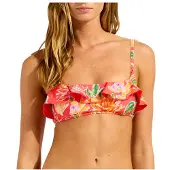 Seafolly - Women's Hothouseflowers Bralette - Bikini-Top Gr 38 orange