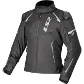 Ls2 Textil Zoom Jacke Schwarz 5XL Frau Schwarz 5XL