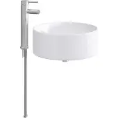 Syfax Waschbecken mit Wasserhahn und Abfluss Chrom