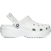 Crocs Classic Platform Clog W Damen Clogs 206750-1NK – Leichte Plateau Clogs aus Croslite 37-38 EU
