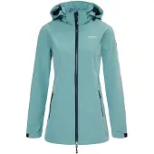 NORDBERG Iris – Softshell-Sommerjacke für Damen – Mineralblau - Größe S