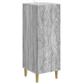 Syfax Sideboard Grau Sonoma 33 x 34,5 x 90 cm Holzwerkstoff