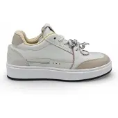 GCDS B1EU4203AF2 Herren-Sneaker aus weißem Leder