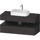 Duravit Waschtischunterschrank Qatego 120x55x60cm, E sw/gra m, Pl, 1 Kast
