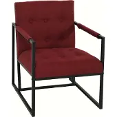 SVITA Jones Sessel Polsterstuhl Loungesessel Einzelsessel Relaxsessel Fernsehsessel rot