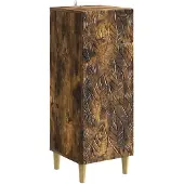 Syfax Sideboard Geräucherte Eiche 33 x 34,5 x 90 cm Holzwerkstoff