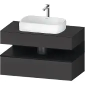Duravit Waschtischunterschrank Qatego 100x55x60cm, E sw/gra m, Pl, Nischenb