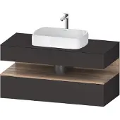 Duravit Waschtischunterschrank Qatego 120x55x60cm, E Ma/Gra m, Pl, 1 Kast