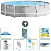 Intex Prism Frame Pool Rund - 427x107 cm - 6-teilig S546