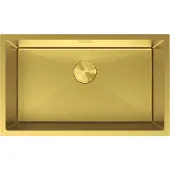 Mexen Trixo Edelstahlspüle 1-beckig 750 x 440 mm, gold - 6415751000-55