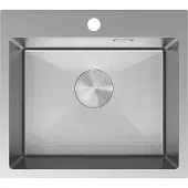 Mexen Solix Edelstahlspüle 1-Becken 500 x 450 mm, Inox HC - 6402501000-01HC