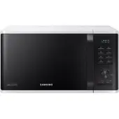 Samsung Mikrowelle Solo MS23K3555EW, 23L, Elektronische Steuerung + Knopf, Warmhaltefunktion, Weiß