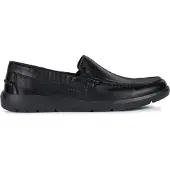 Geox Herren U Leitan E Mokassins, Schwarz, 45 EU