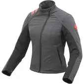 T-ur Damen Podium Hydroscud Jacke Grau Schwarz in Softshell genehmigt größe S