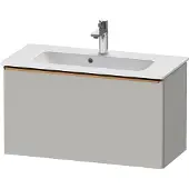 Duravit D-Neo Waschtischunterbau wandhängend, 810x440x372mm, 1 Auszug, mit Griff Bronze gebürstet, DE4269004070000