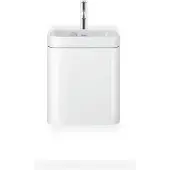 Duravit Möbelwaschtisch Happy D.2 Plus 40x36cm, 1 T, Anschl li, m HL, we s-matt