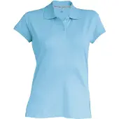 Kariban Cotton Classics-20.K242 Damen Piqué Polo Gr. XXL tropical blue