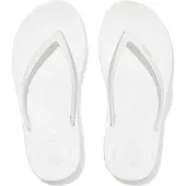 FitFlop Iqushion Damen Gummisandalen mit super ergonomischem Design in Weiß – 3 UK - 36 EU - 5 US / White