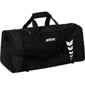 Erima SIX WINGS Sporttasche, Schwarz, Grau, Einfarbig, Polyester, Handwäsche