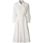 Pepe Jeans für Damen. PL9537781 Kleid Celeste weiß (S), Lässig, Baumwolle, Langarm