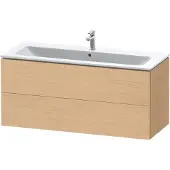 Duravit L-Cube bâti-support lavabo suspendu, 2 tiroirs, 1220x550x481mm, LC624303030, LC624303030