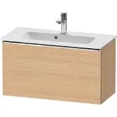 Duravit D-Neo Waschtischunterbau wandhängend, 810x440x372mm, 1 Auszug, mit Griff Chrom, DE4269010300000