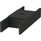 Duravit Einrichtungssystem Breite 115mm Diamantschwarz, ohne Siphonausschnitt, UV9644000000000