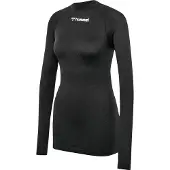 Hummel Damen Langarm Shirt hmlBL COMFORT 2.0 MOCKNECK TEE L/S 225527-2001 XXL - BLACK - XXL