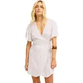Billabong Minikleid "All For You", Damen, Gr. XS, weiß (schwarz sands), Obermaterial: 100% Viskose., Kleider Minikleid