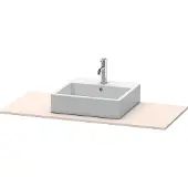 Duravit Konsole XSquare 120x55cm, Tau matt, mit 1 Ausschnitt