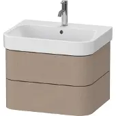 Duravit Happy D.2 Plus Waschtischunterbau wandhängend, 625x490mm, 2 Schubkästen, HP4386075750000