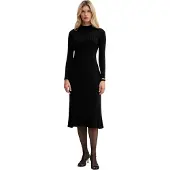 Pepe Jeans für Damen. PL9537749 Carla Kleid schwarz (XS), Lässig, Baumwolle, Langarm
