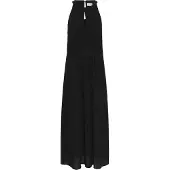 Kaffe Midikleid "Damen Kleid KAbelle", Damen, Gr. 40, N-Gr, schwarz (schwarz deep cc), Obermaterial: 100% Polyester PES., Kleider Midikleid