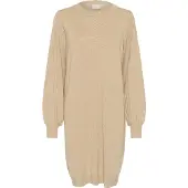 Kaffe Midikleid "Damen Kleid KAjessica", Damen, Gr. XXL, N-Gr, blau (classic sand), Obermaterial: 80% Viskose CV. 20% Nylon NY., Kleider Midikleid