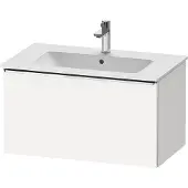 Duravit D-Neo Waschtischunterbau wandhängend, 810x440x462mm, 1 Auszug, mit Griff Chrom, DE4262010180000, Farbe: Weiß Matt Dekor