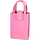 Gave Lux Giusi Handtasche aus Runzelleder Weiß Italienische Handarbeit Bianco UNICA 19x13x5 cm