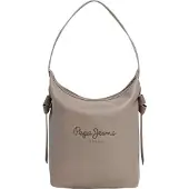 Pepe Jeans Caddy Code Schultertasche Beige Beige One Size