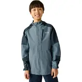 Regatta - "Calderdale II" Jacke, wasserfest für Kinder RG9741 (128) (Blassblau/Nachthimmel)