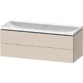Duravit Möbel-Set L-Cube 120x48x48cm, o HL, Tau matt, 2 Schub.