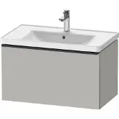 Duravit Waschtischunterschrank D-Neo 78,4x45,2cm, sw/gr ma, 1 Ausz., wandhängend